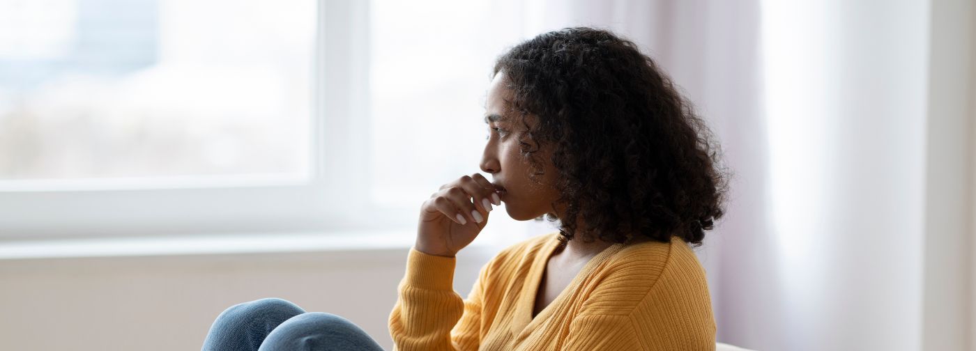 A woman wondering if she has depression at The Counseling Center At Robbinsville